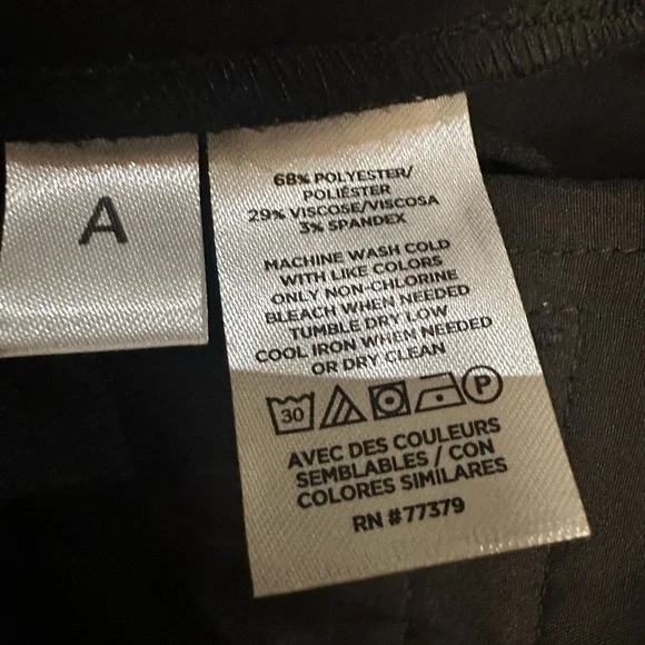 NWT Ann Taylor High Rise Seasonless Stretch Black Trouser Pants Size 10 - Picture 6 of 11